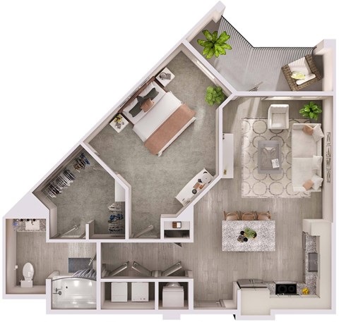 A4 Floor Plan at Livano Pflugerville, Pflugerville, Texas